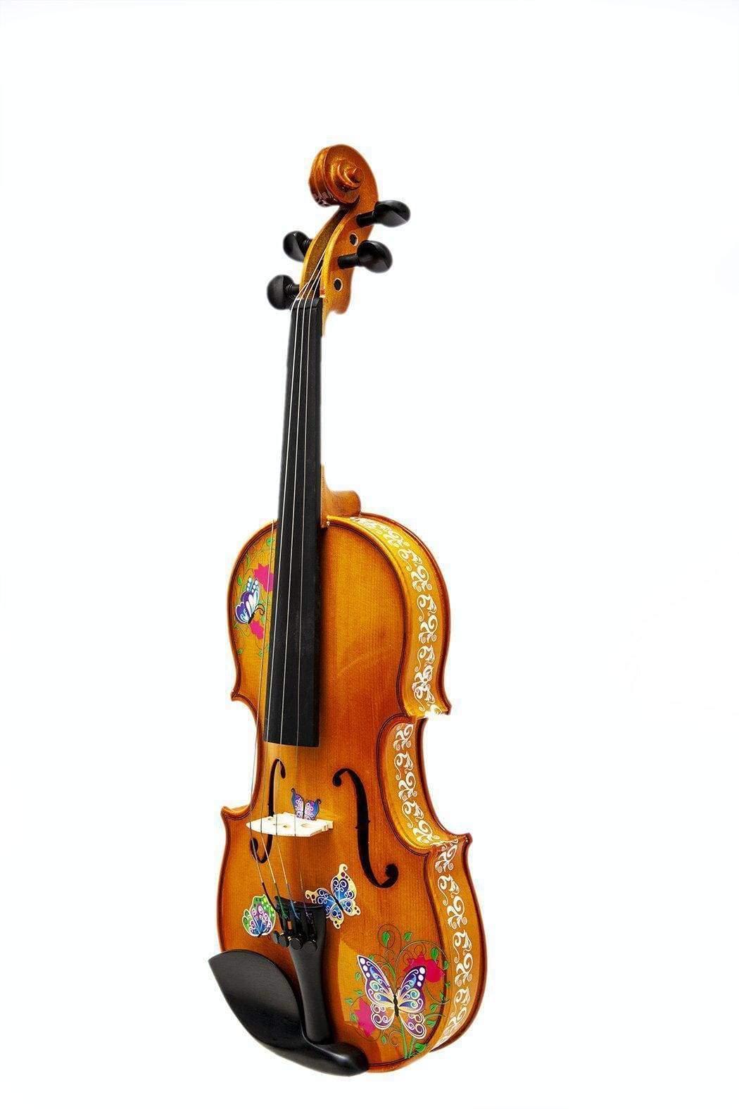 Butterfly Dream II Violin | Ornate Greco Sides & Brazilwood Bow