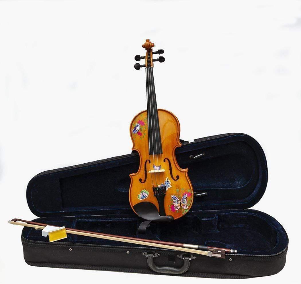 Butterfly Dream II Violin | Ornate Greco Sides & Brazilwood Bow