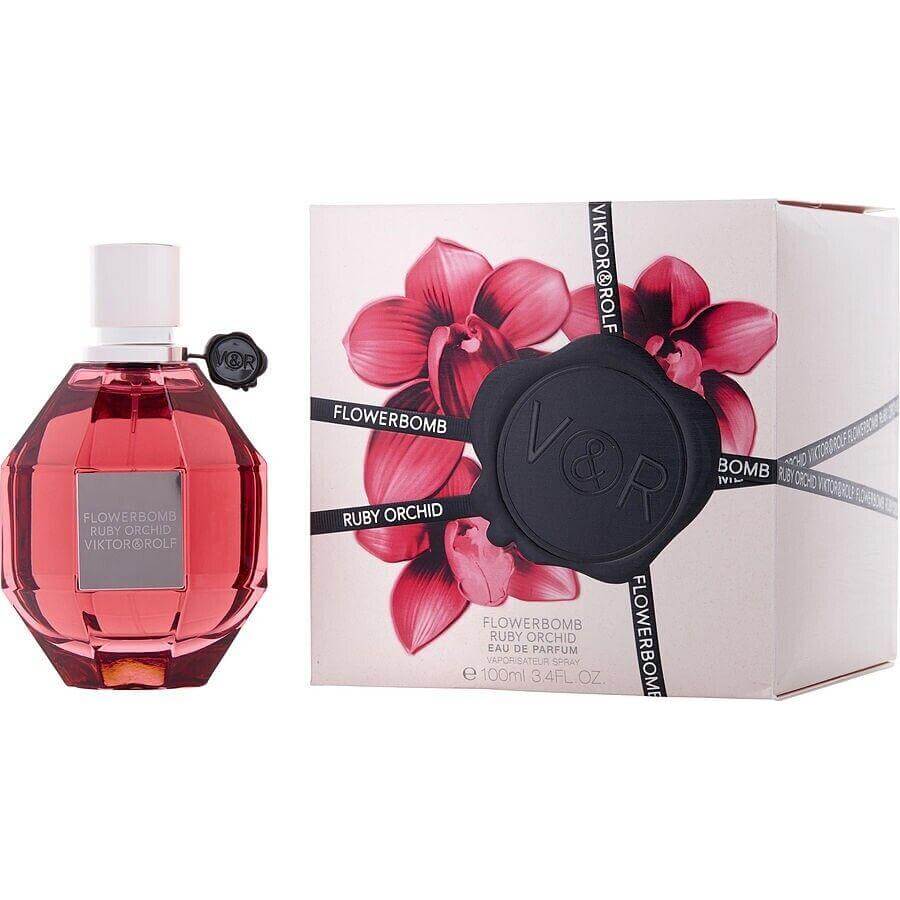 Flowerbomb Ruby Orchid by Viktor & Rolf EDP Spray 3.4 oz for Women