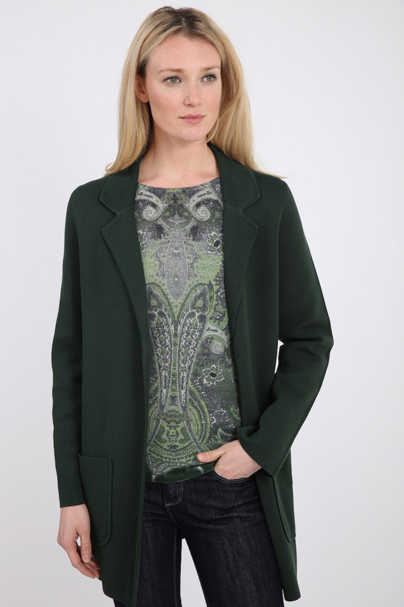 Pima Cotton Easy Blazer #181302