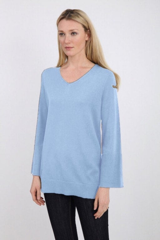 Pima Cotton V-Neck Tunic #181342