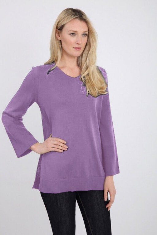 Pima Cotton V-Neck Tunic #181342