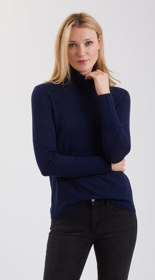 Superfine Cashmere Turtleneck  #191707