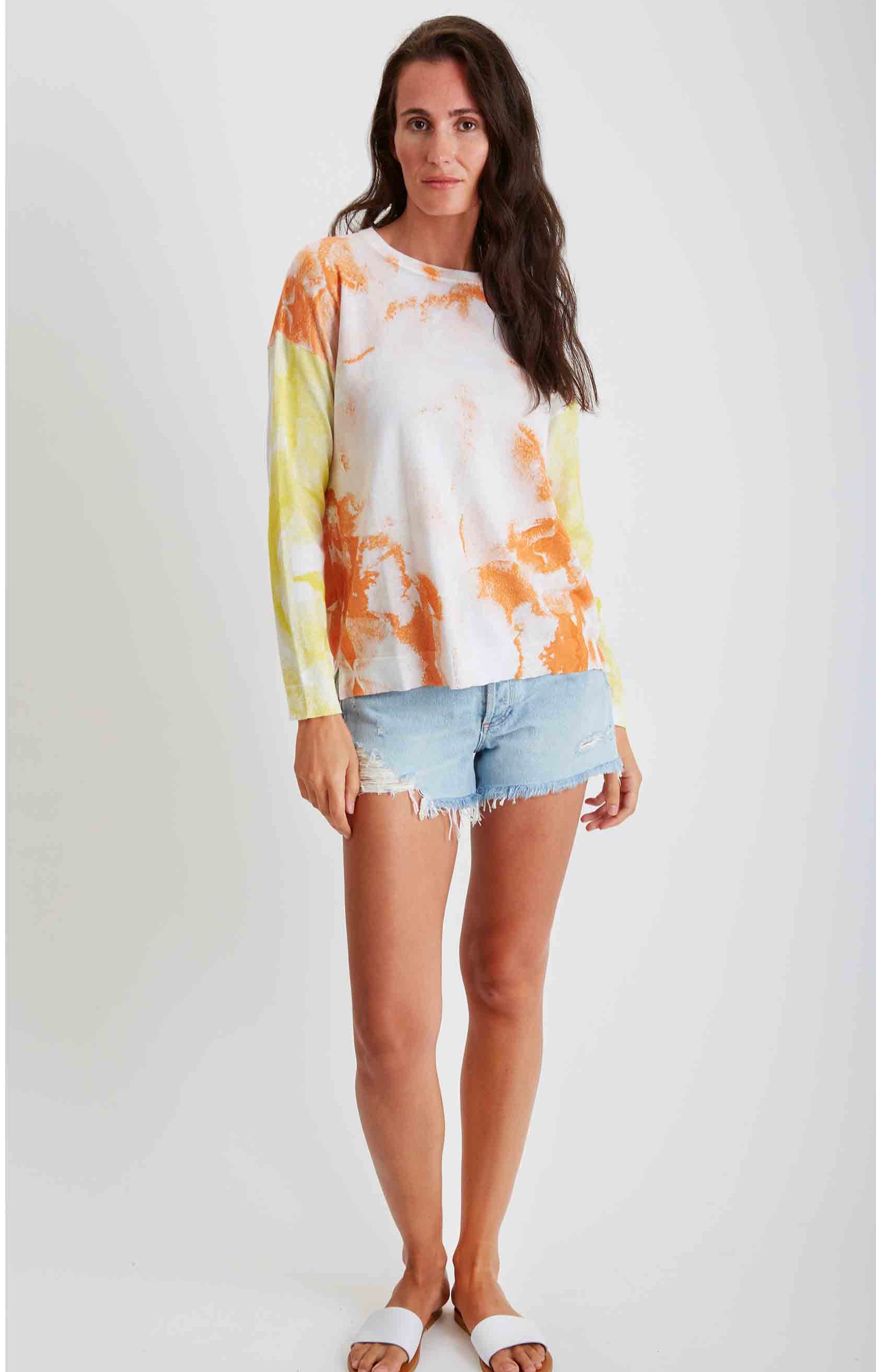 Pima Cotton Crew Neck Print #204351