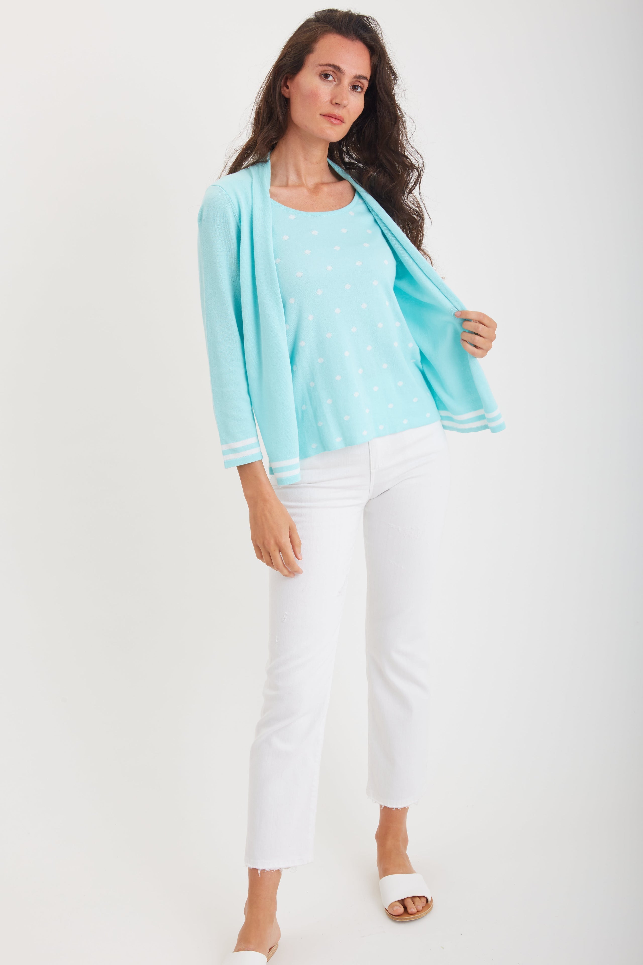 Cardigan w Attached Shell #193316