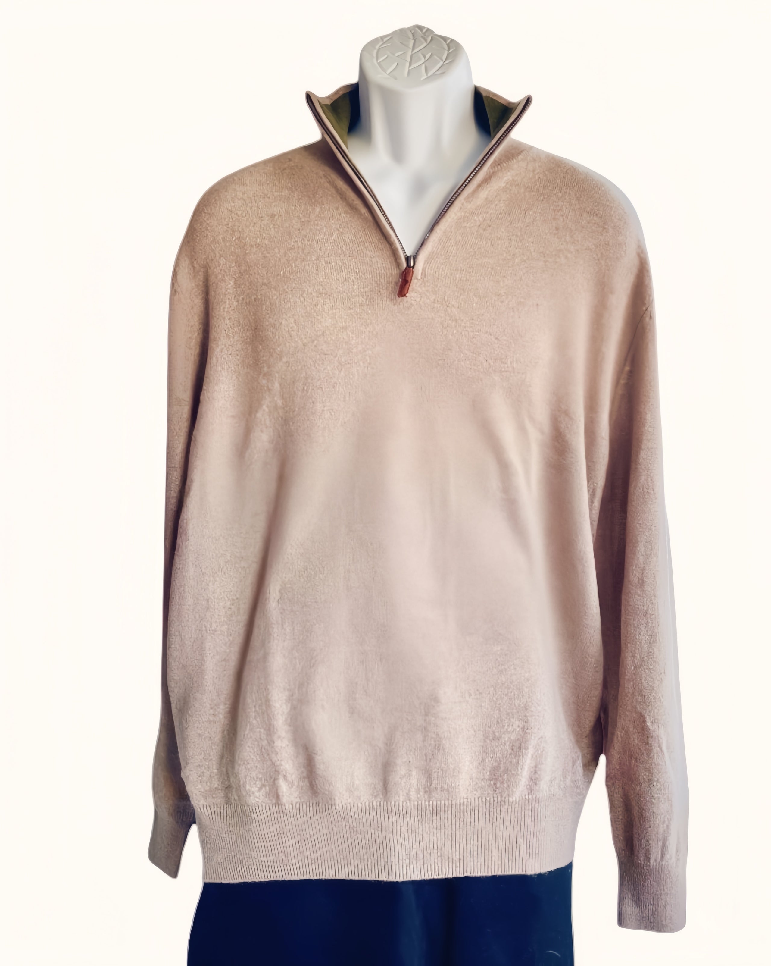 Men's - Cashmere Quarter Zip Sweater #4103