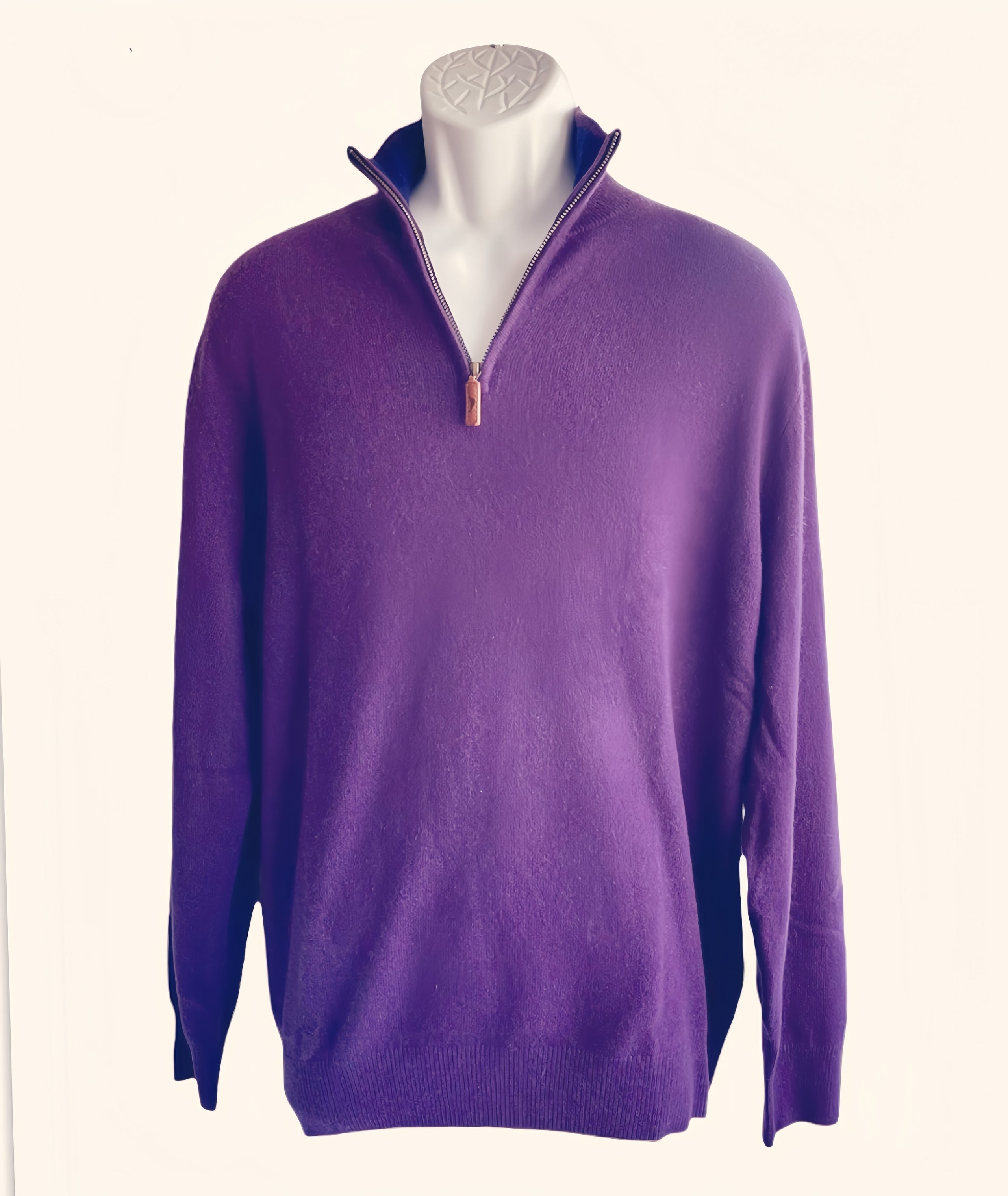 Men's - Cashmere Quarter Zip Sweater #4103