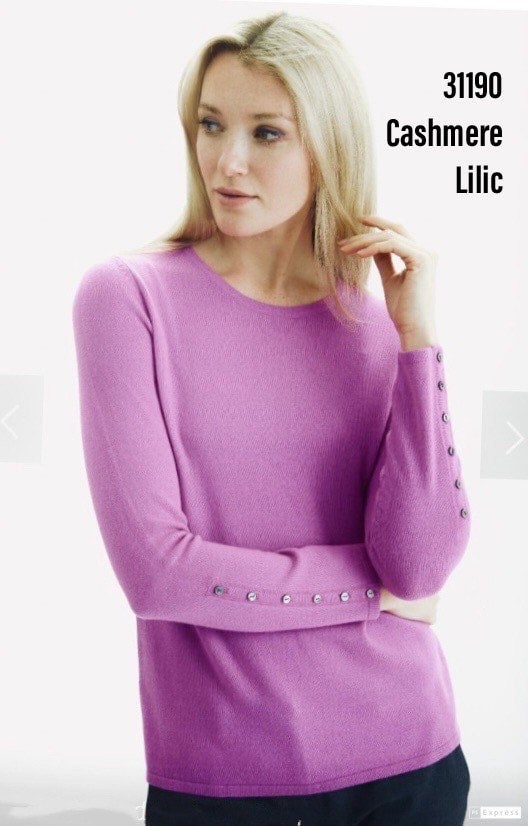 Women - Cashmere w/Cuff Buttons #31190TT
