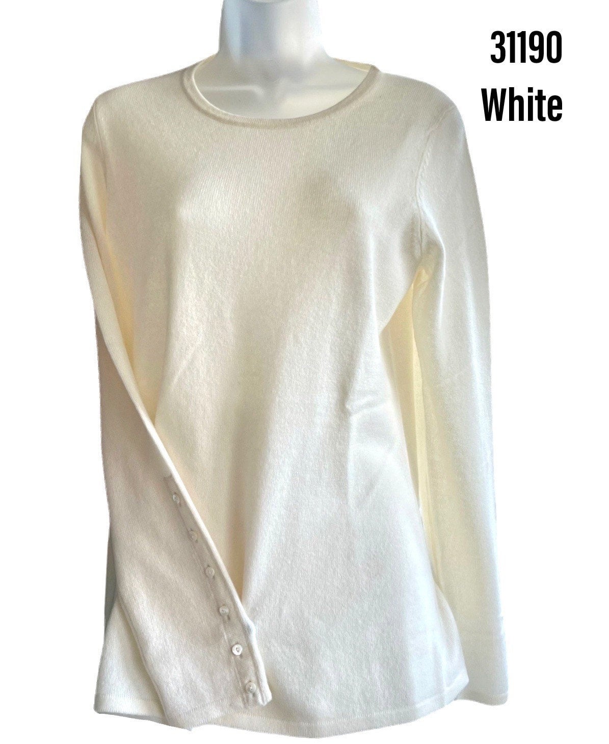 Women - Cashmere w/Cuff Buttons #31190TT