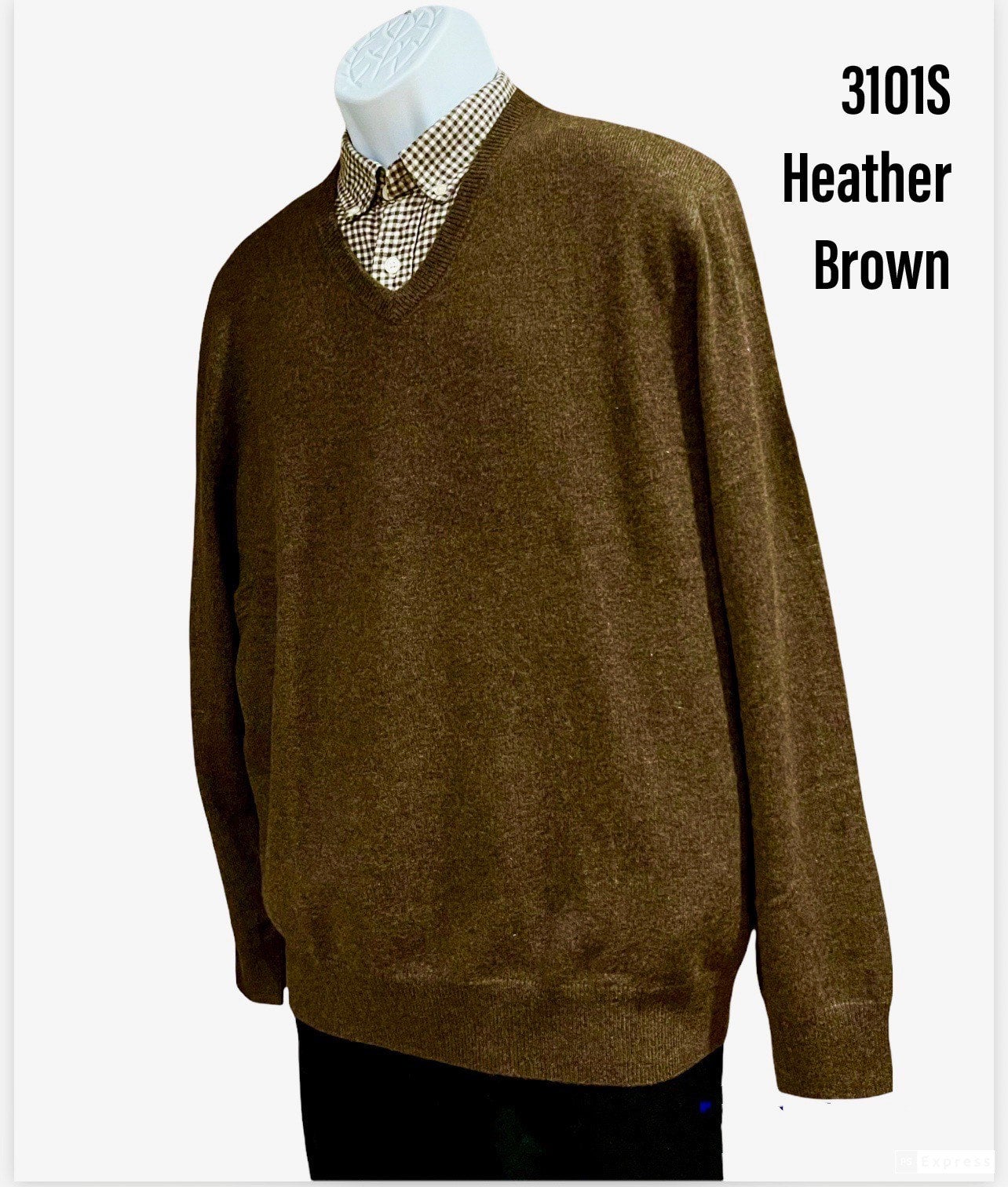 Men's - Cashmere V-Neck Sweater #3101S
