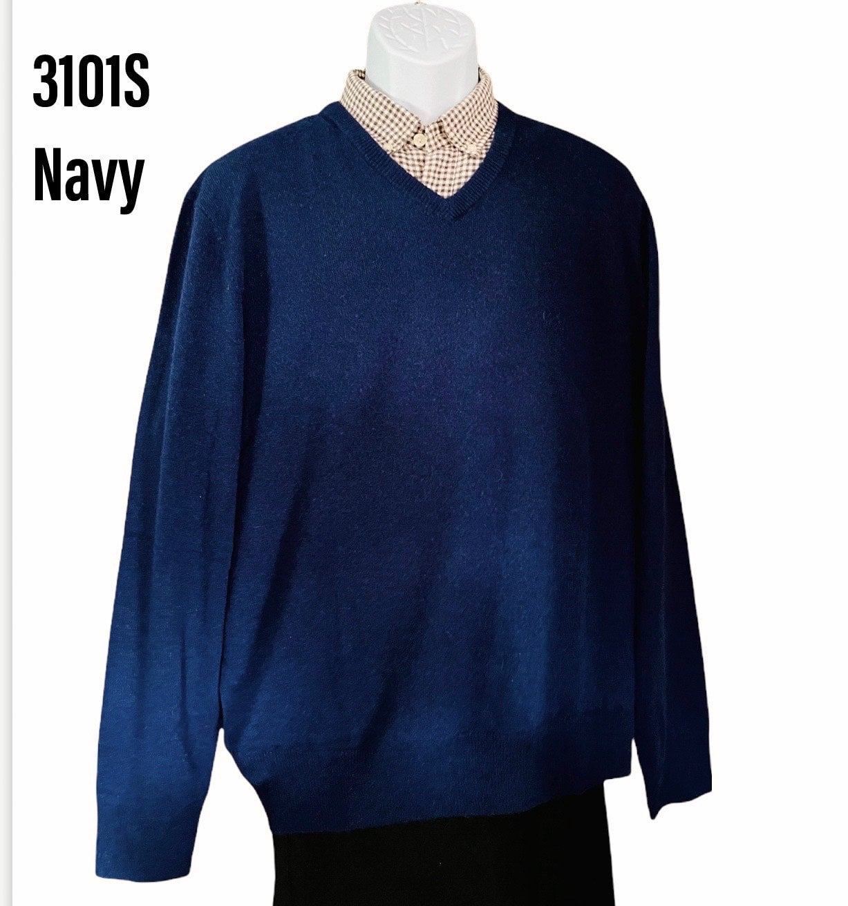 Men's - Cashmere V-Neck Sweater #3101S
