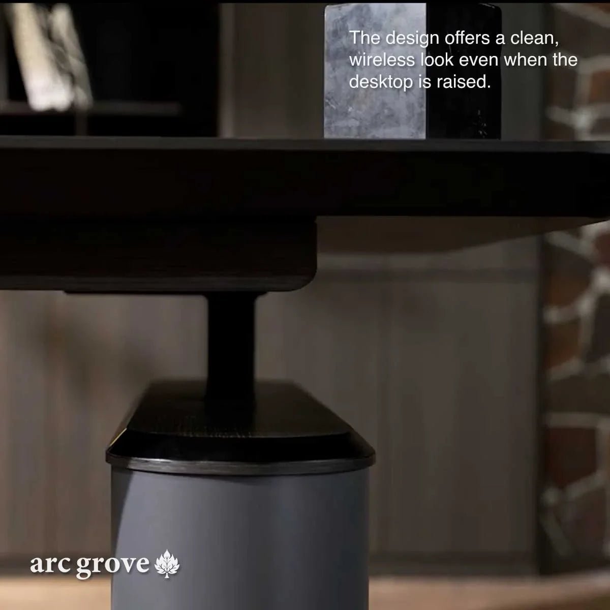 Sawyer · L-Shaped Executive Standing Desk, Adjustable Height - Overture Gifts