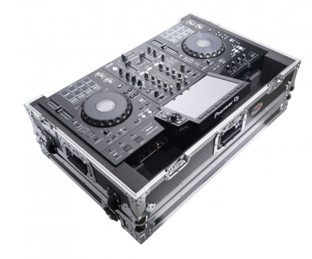 ProX XS-XDJRX3 W - ATA Flight Case For Pioneer DDJ-REV5 XDJ-RX3 DJ Controller with 1U Rack Space and Wheels
