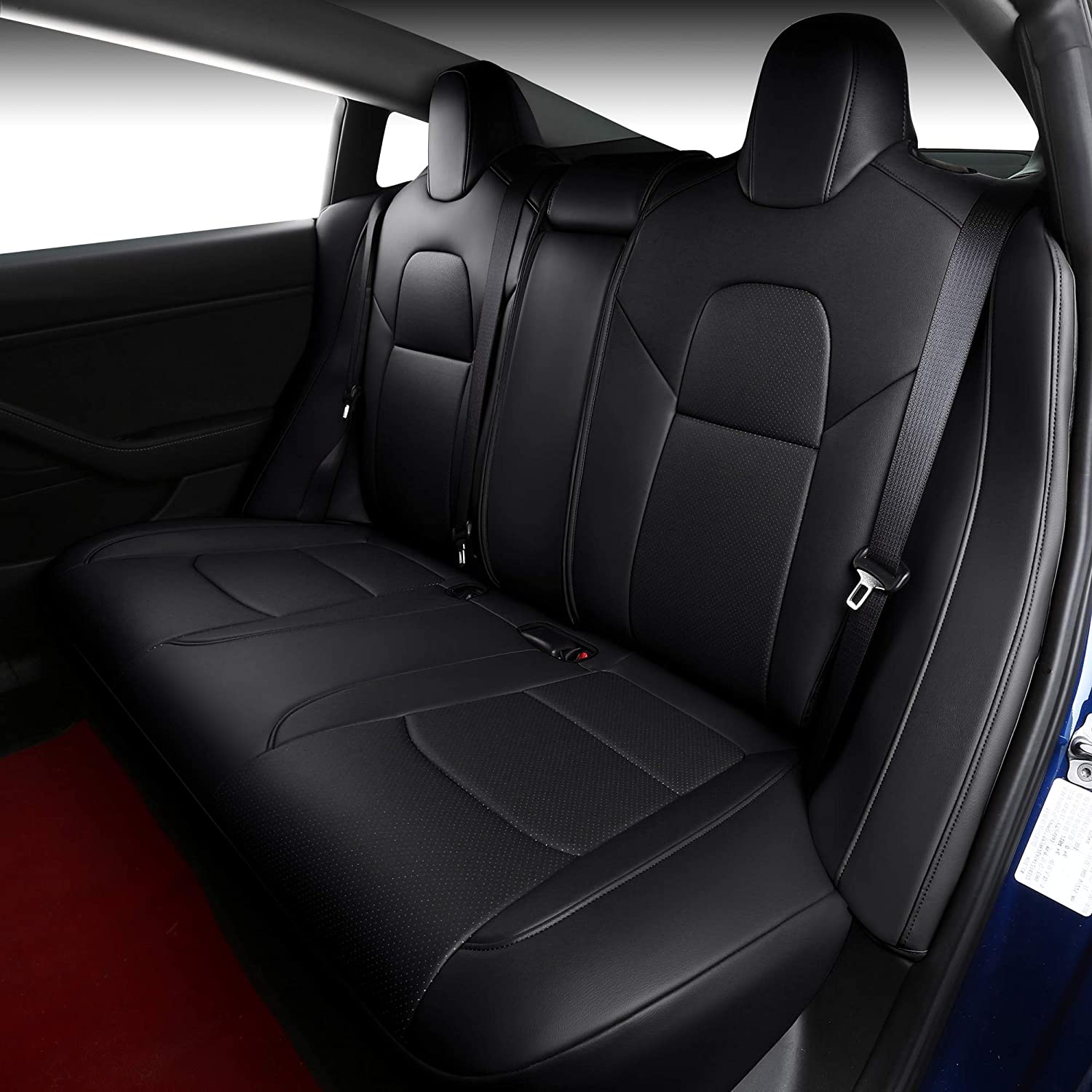 Seat Covers for Only Front Seats/Rear Seats for Tesla Model 3 & Model Y (5 Seater)