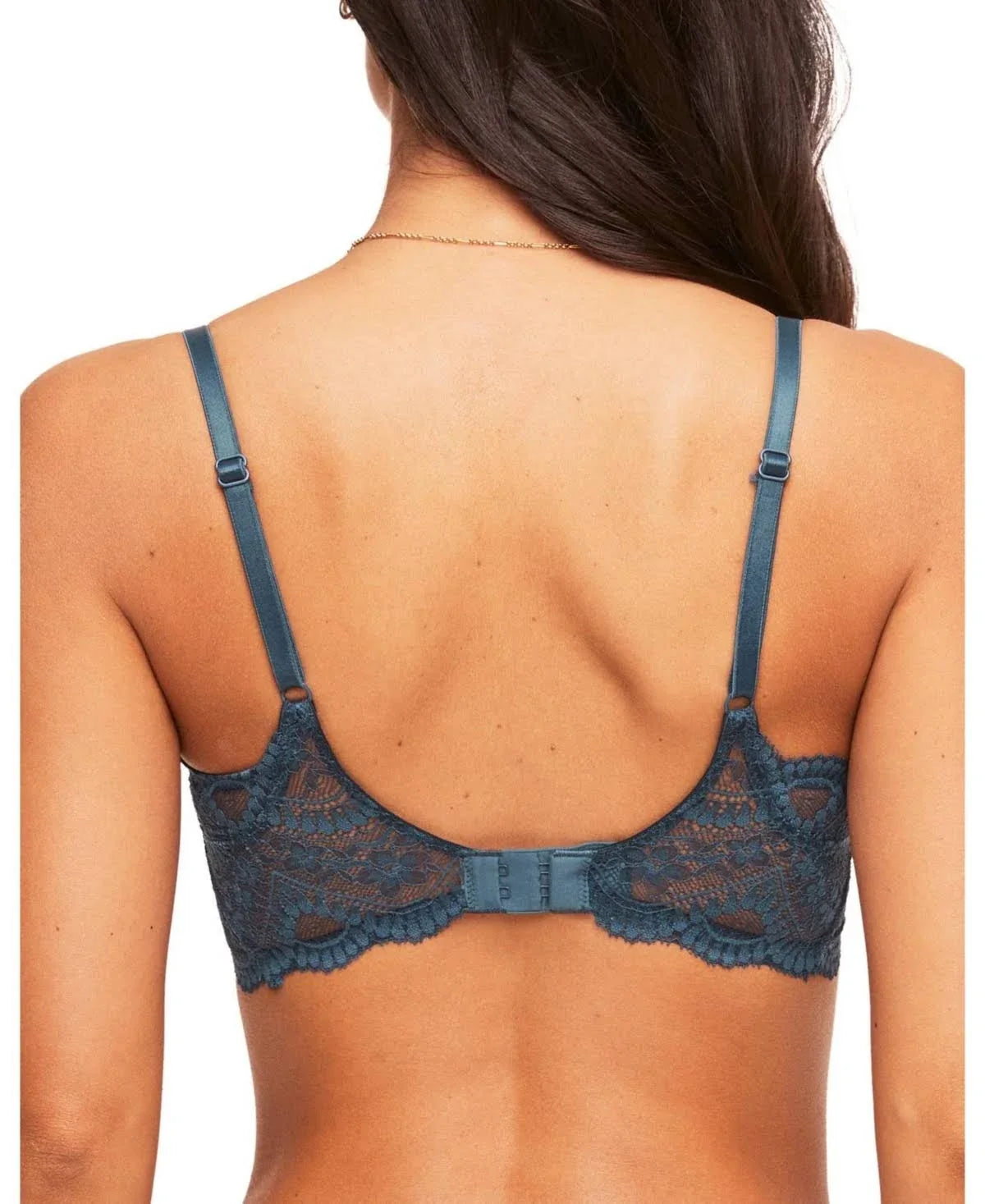 Adore Me Womens Janey Contour Plunge Bra - Dark Blue