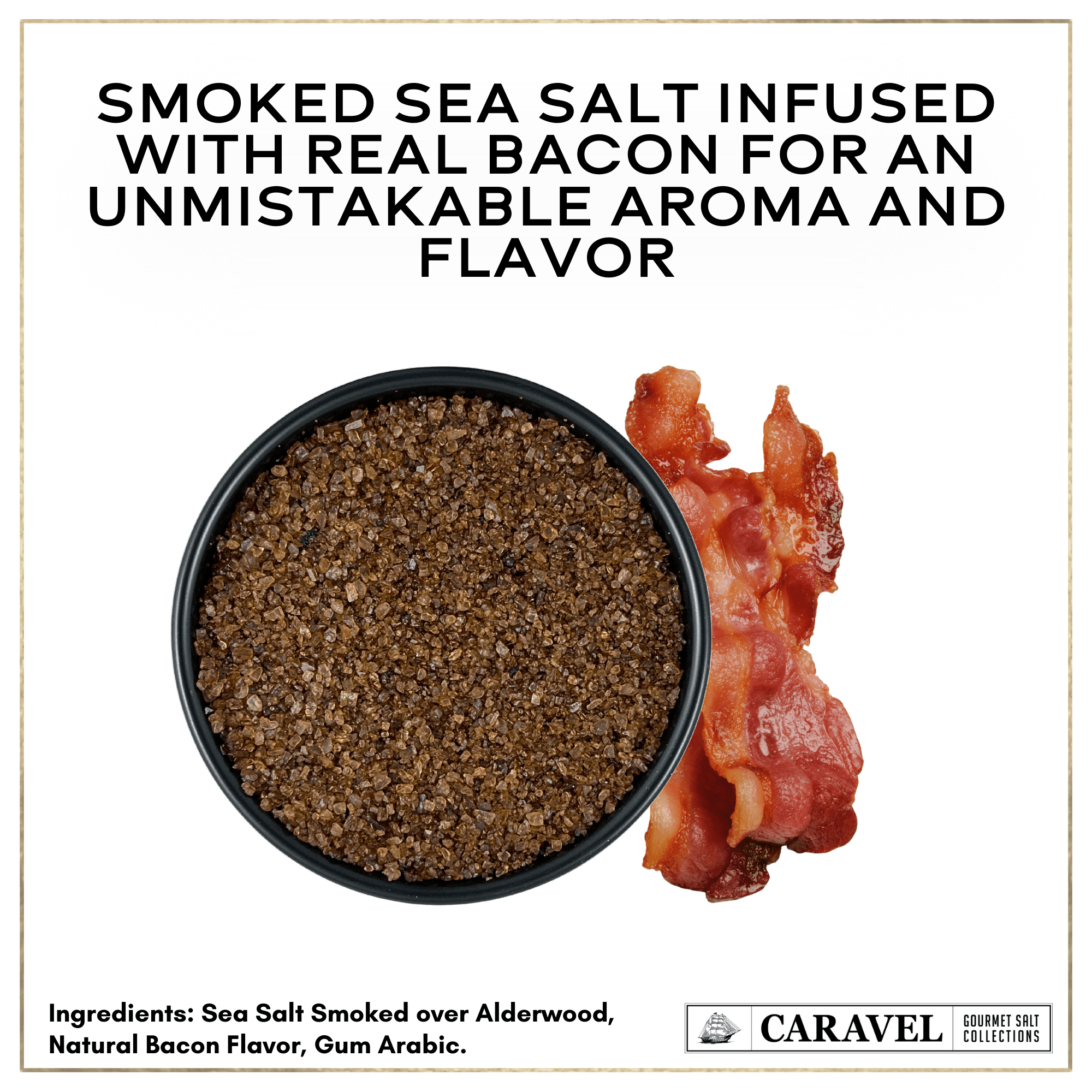 Smoked Bacon Gourmet Sea Salt - Overture Gifts