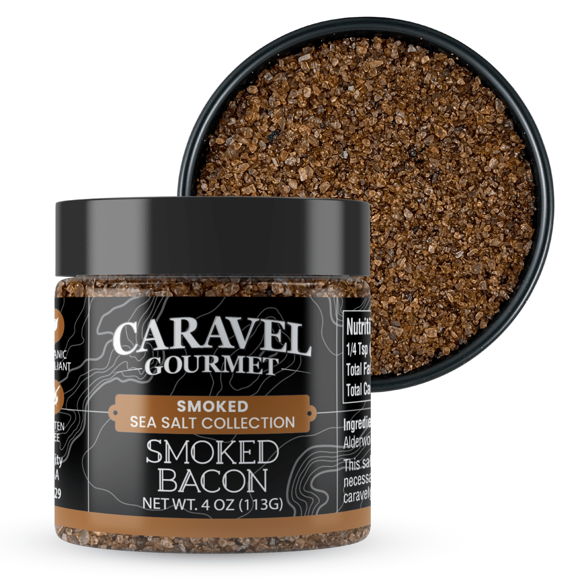 Smoked Bacon Gourmet Sea Salt - Overture Gifts