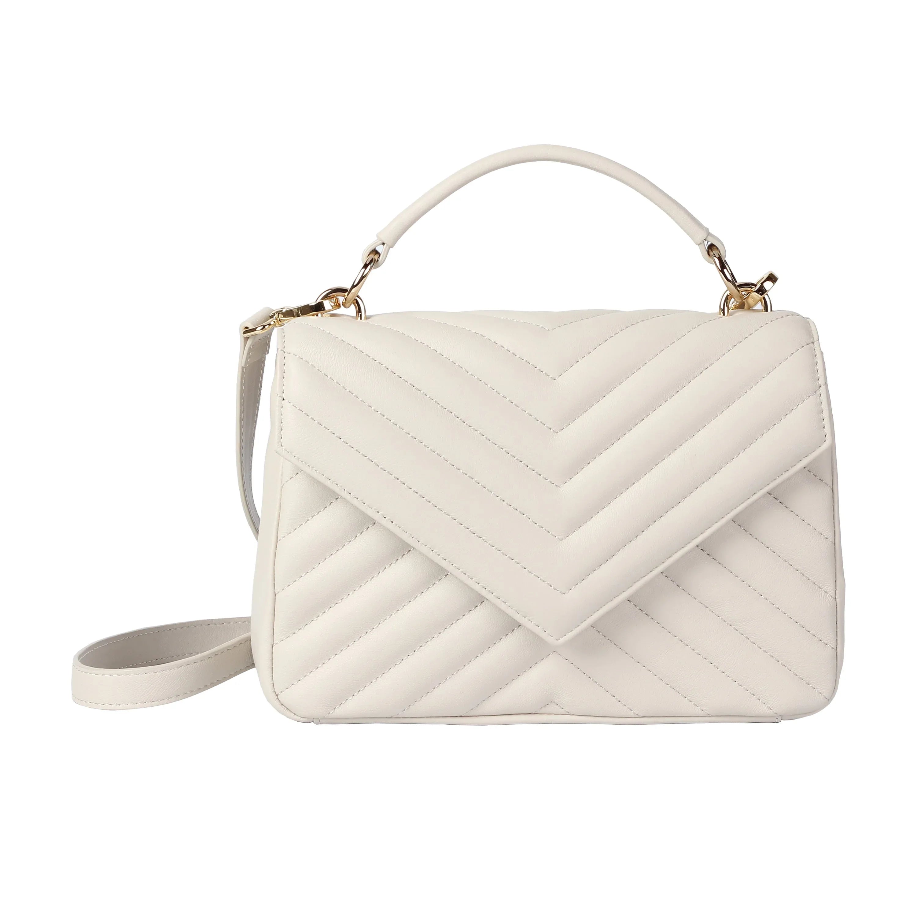 Premium New Zealand Lambskin Quilted Leather Crossbody Bag for Women