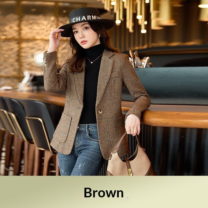 Springautumn New-season Sophisticated Wool Coat - Overture Gifts