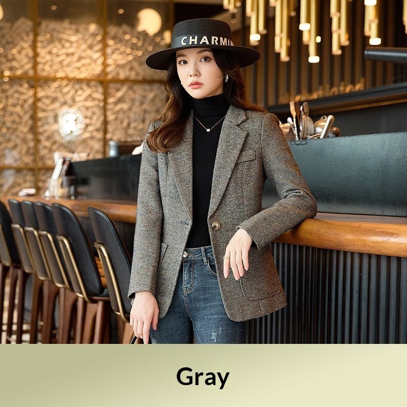 Springautumn New-season Sophisticated Wool Coat - Overture Gifts