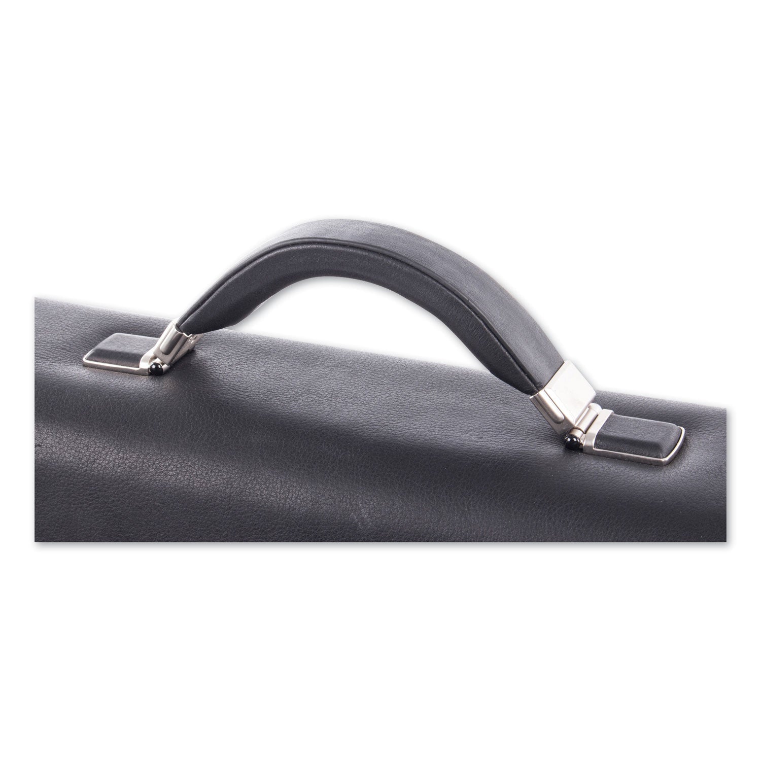 Swiss Mobility Milestone Briefcase, Fits Devices Up to 15.6", Leather, 5 x 5 x 12, Black - Overture Gifts