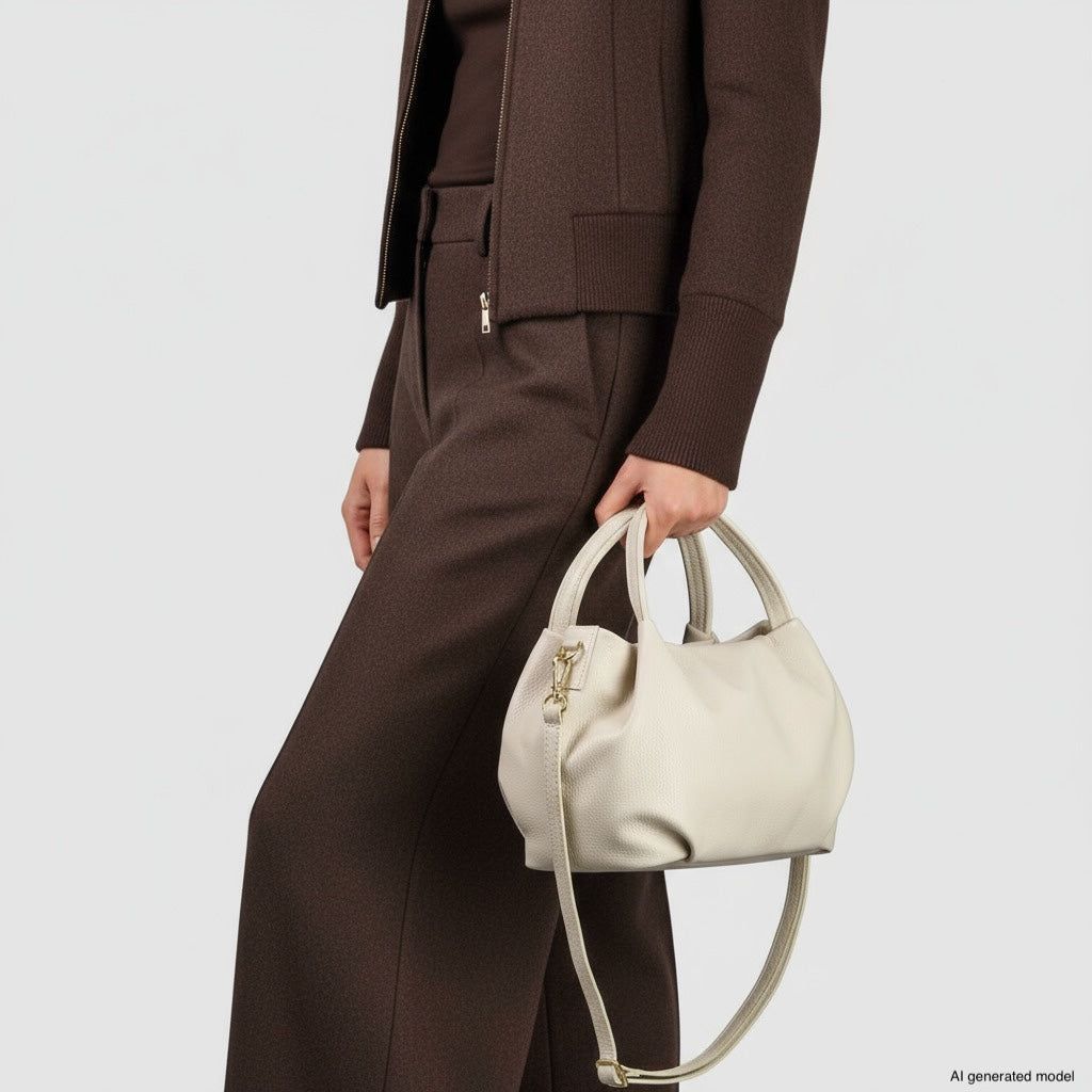 Italian Full-Grain Leather Top-Handle Bag | Lucca