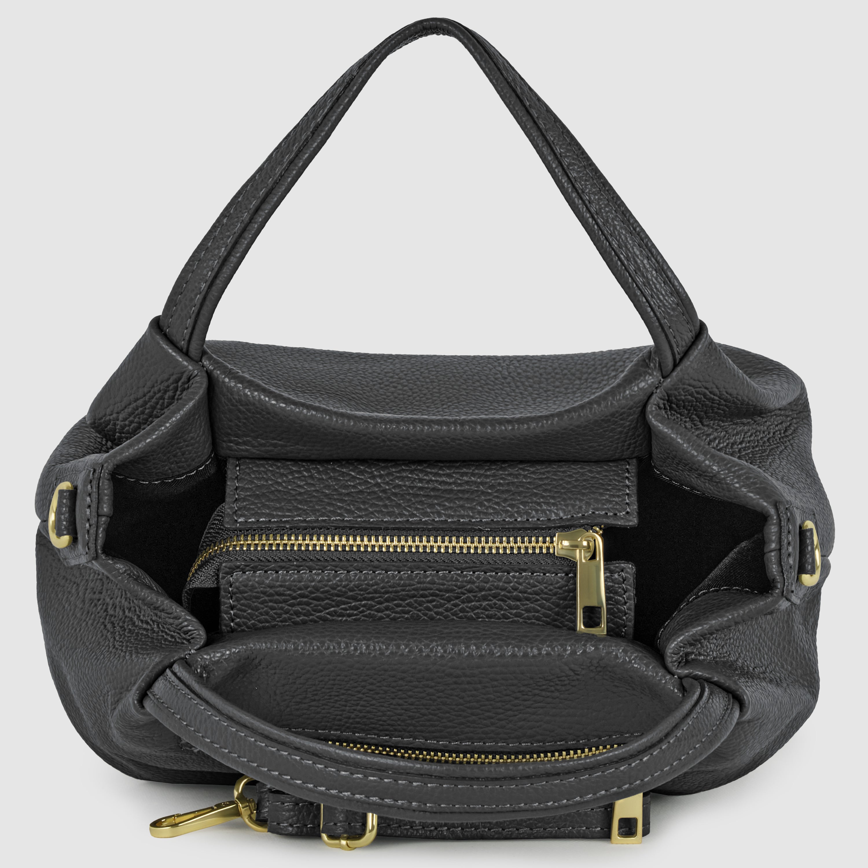Italian Full-Grain Leather Top-Handle Bag | Lucca