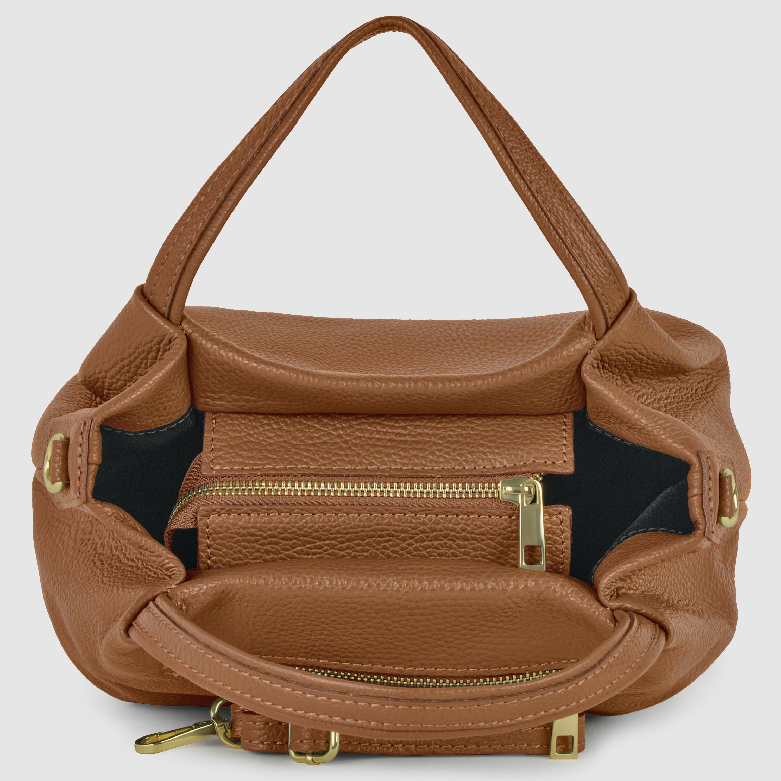 Italian Full-Grain Leather Top-Handle Bag | Lucca