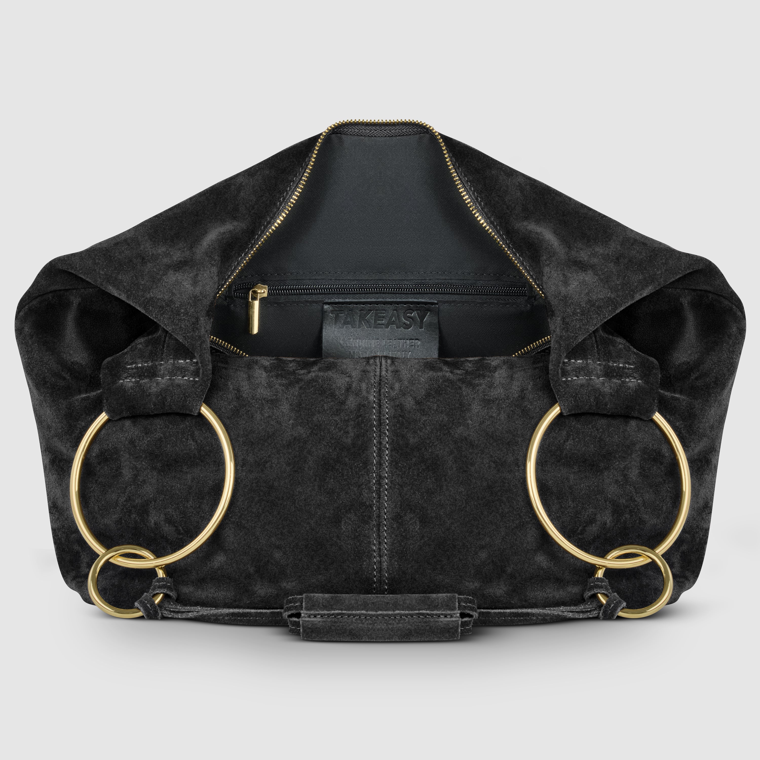 Italian Genuine Suede Hobo Bag | Belluno