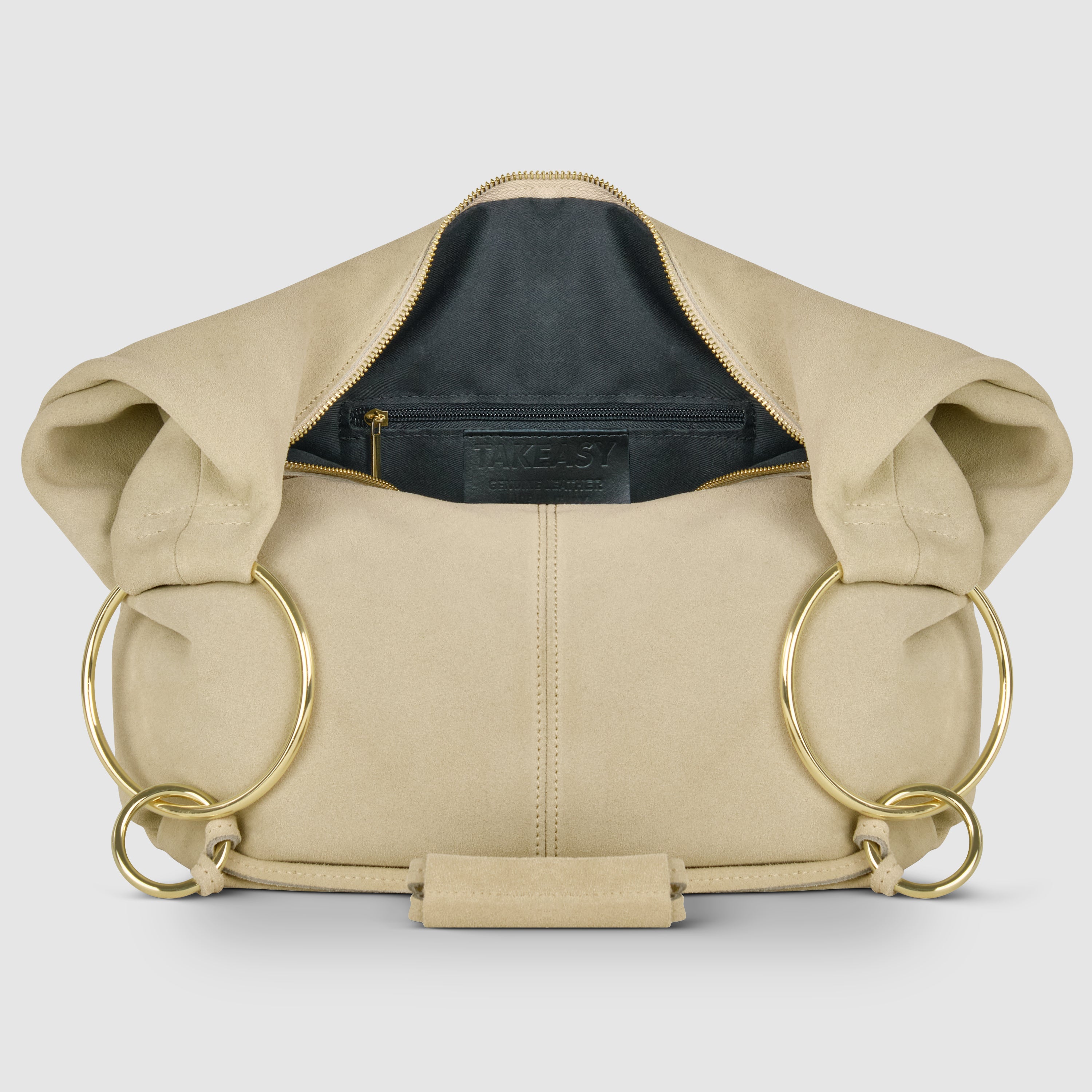 Italian Genuine Suede Hobo Bag | Belluno
