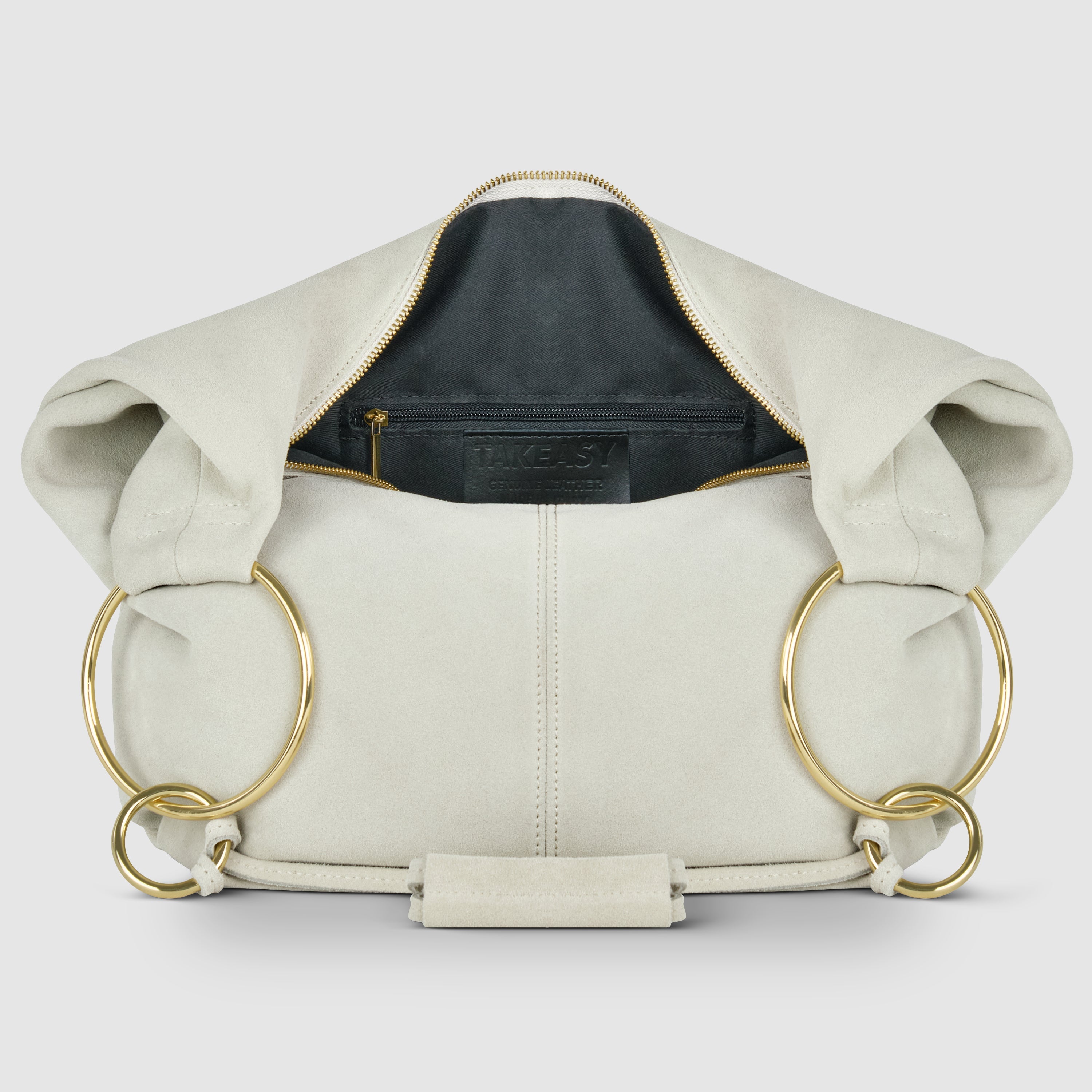 Italian Genuine Suede Hobo Bag | Belluno