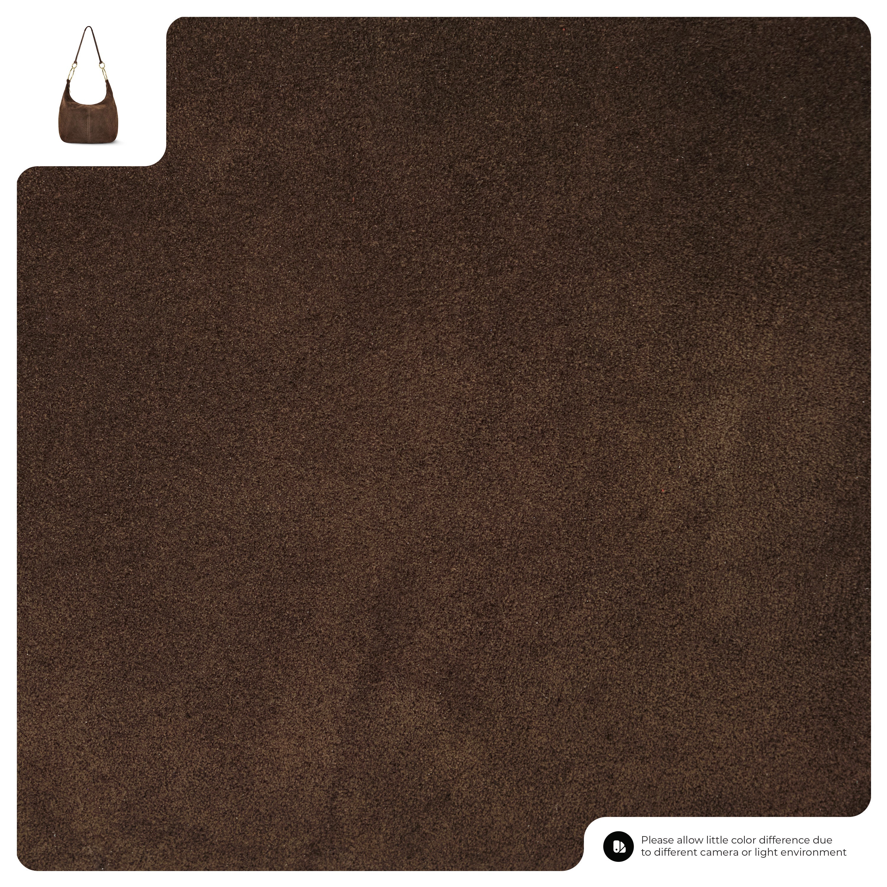 Italian Genuine Suede Hobo Bag | Belluno