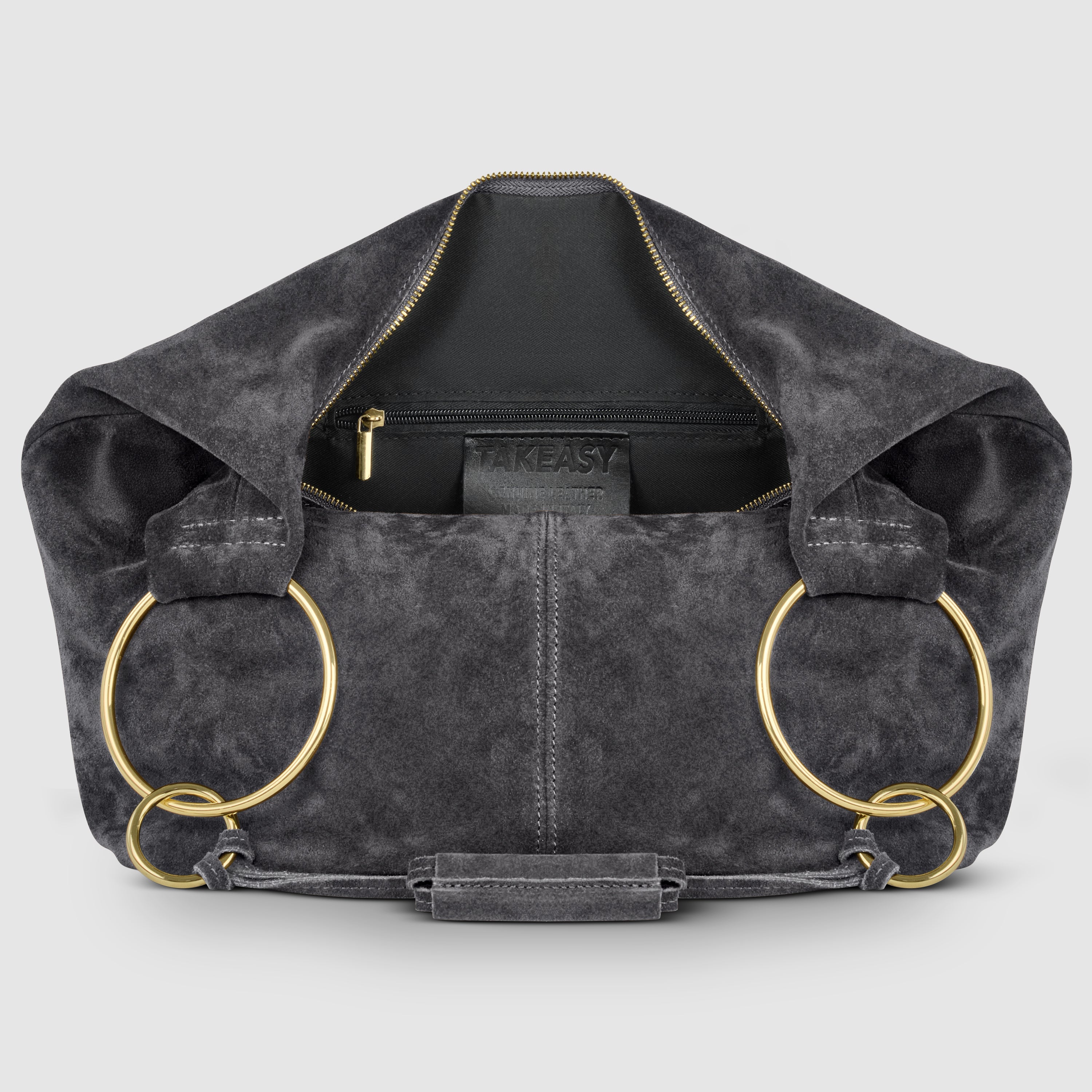 Italian Genuine Suede Hobo Bag | Belluno
