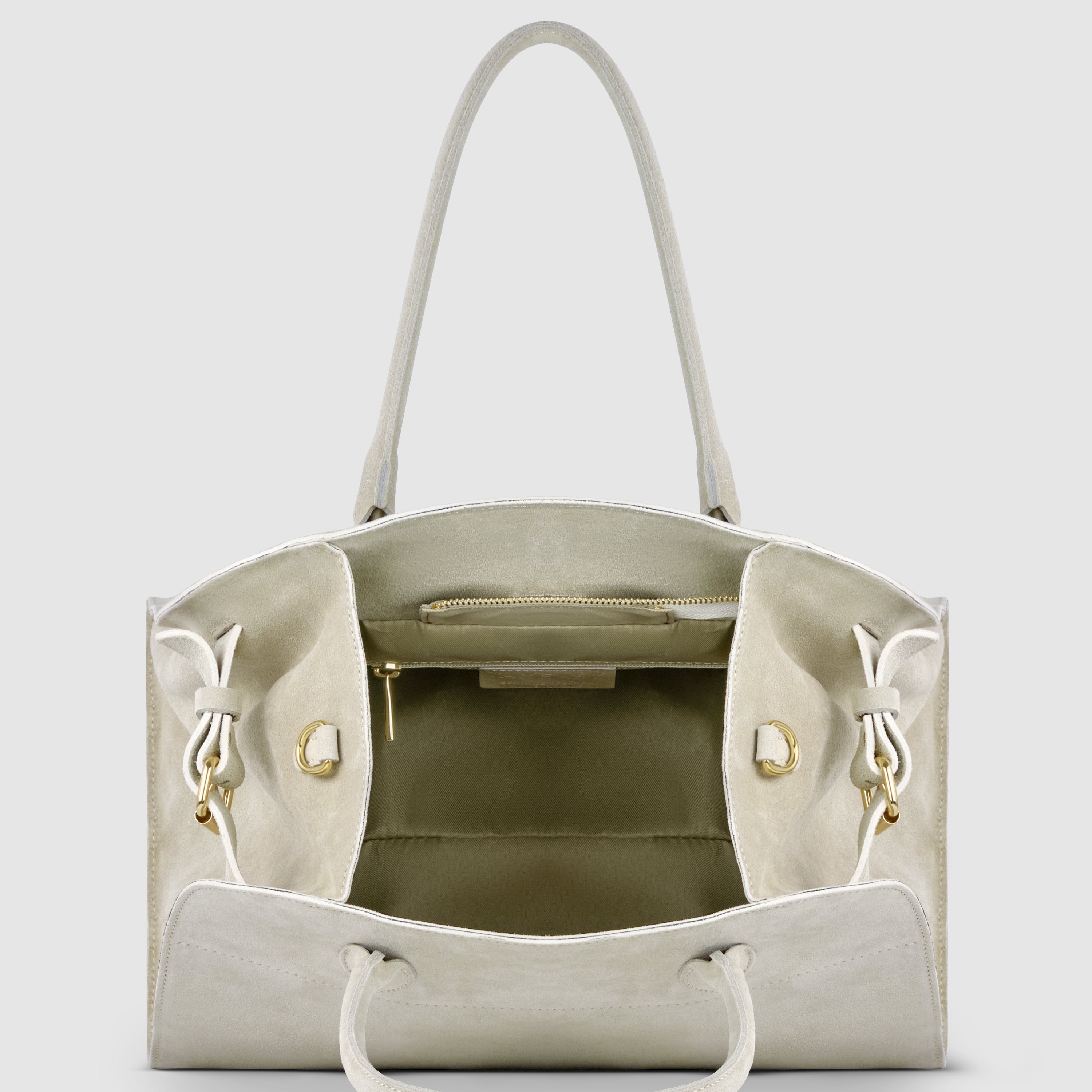 Italian Genuine Suede Top-Handle Bag | Cuneo