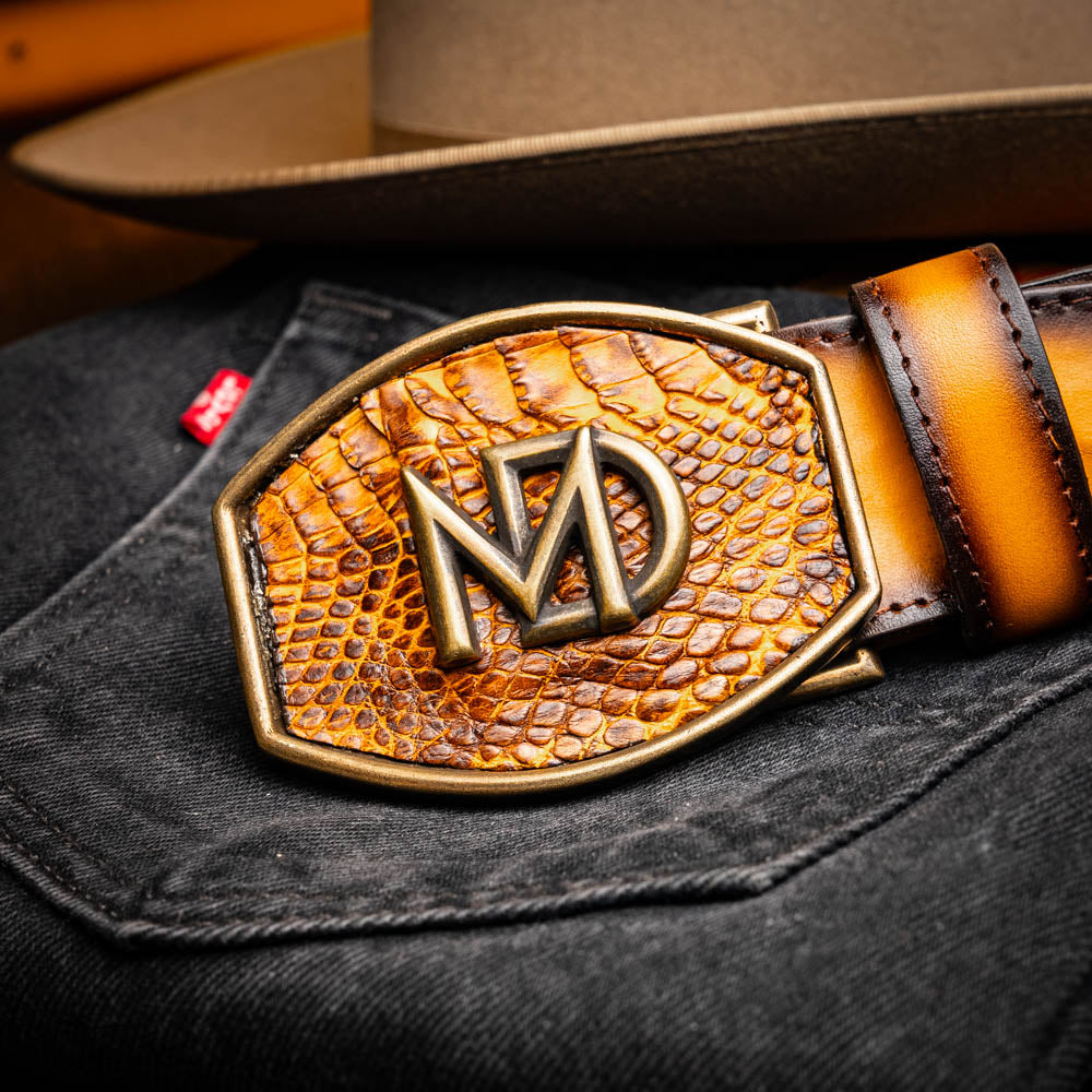 Texas Belt Mustard Brown
