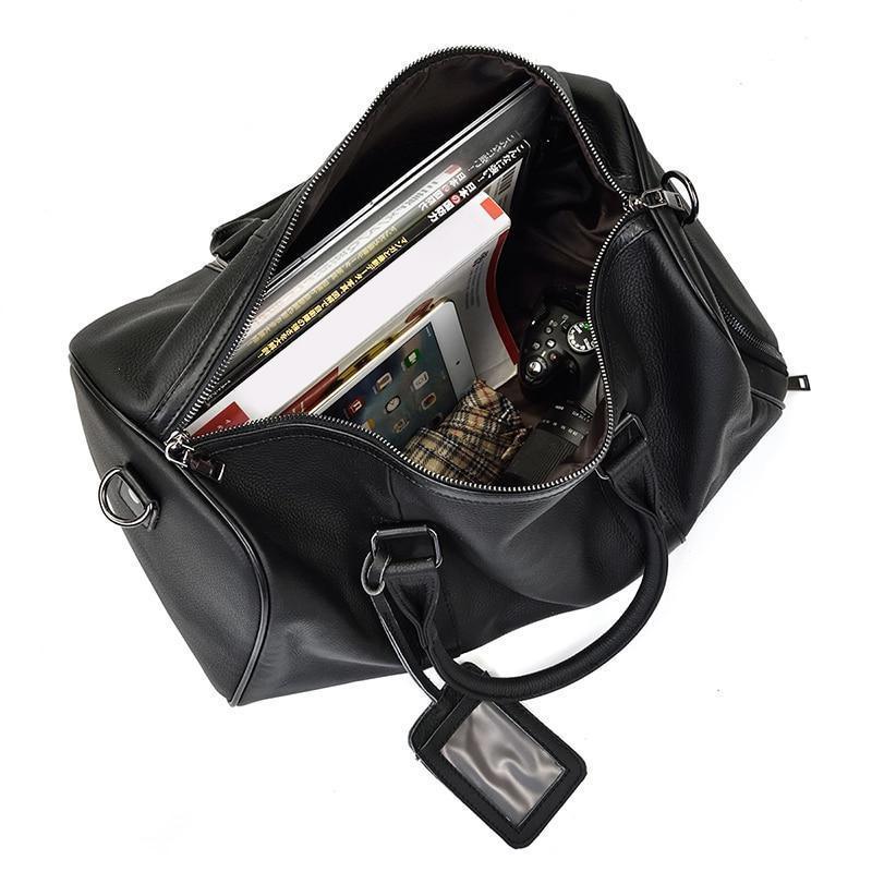 The Endre Weekender | Vintage Leather Duffle Bag - Overture Gifts