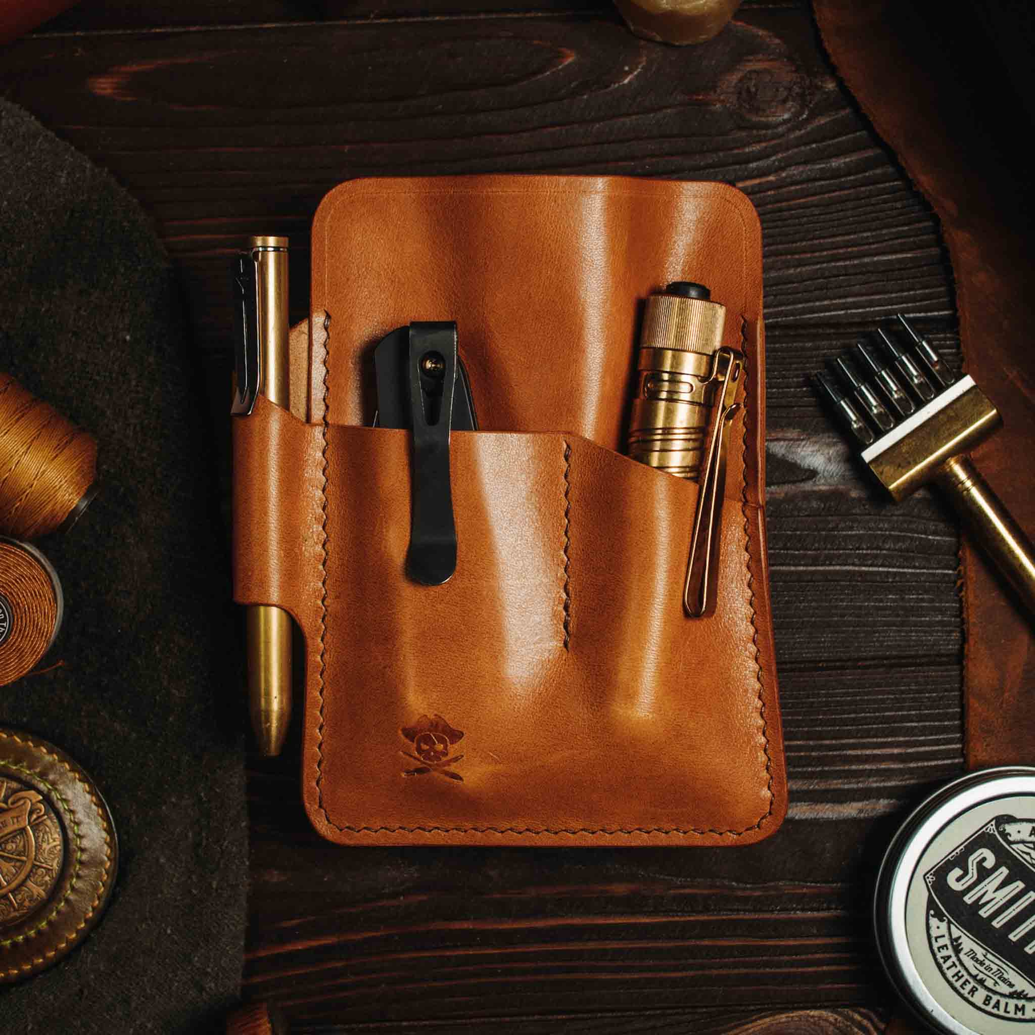 Pirate Goods First Mate Fatty – Large Leather EDC Organizer