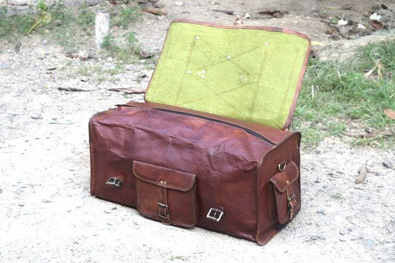The Peterson Leather Duffle - Overture Gifts