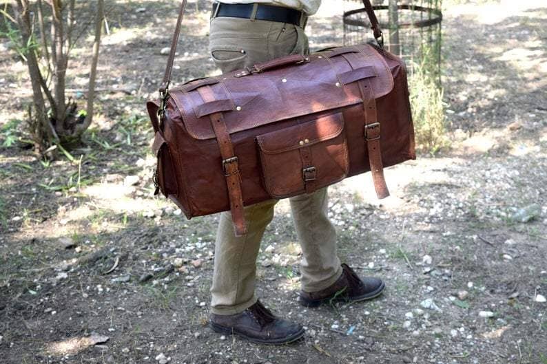 The Peterson Leather Duffle - Overture Gifts