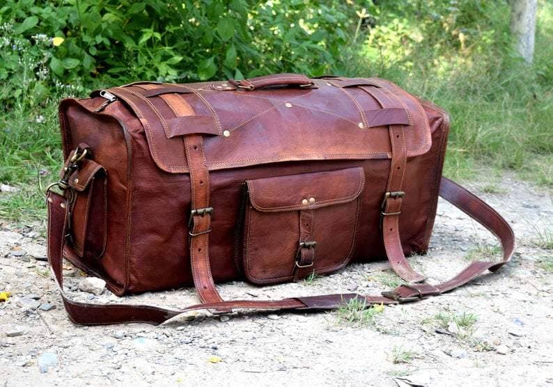 The Peterson Leather Duffle - Overture Gifts