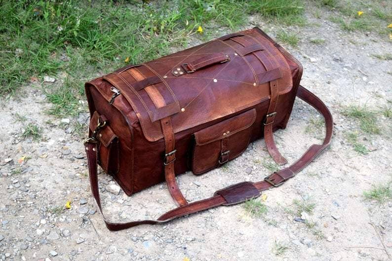 The Peterson Leather Duffle - Overture Gifts