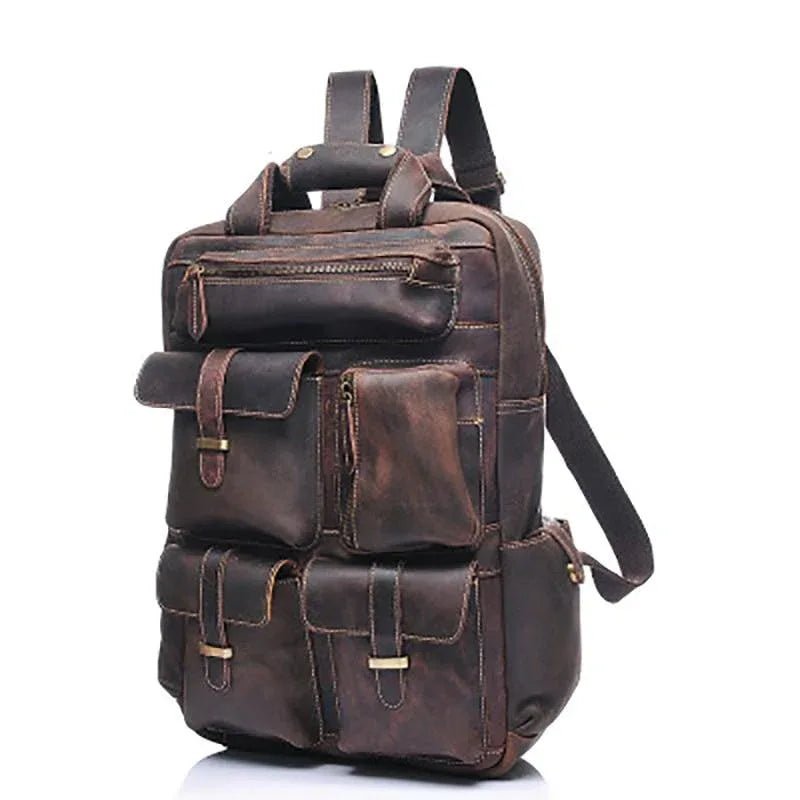 The Shelby Backpack | Handmade Genuine Leather Backpack - Overture Gifts
