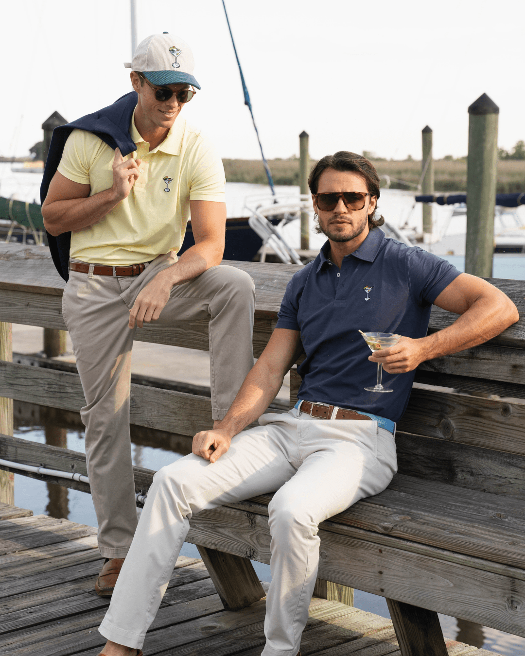 The Yacht Polo - Seaside Navy - Overture Gifts