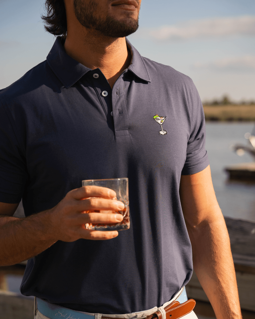The Yacht Polo - Seaside Navy - Overture Gifts