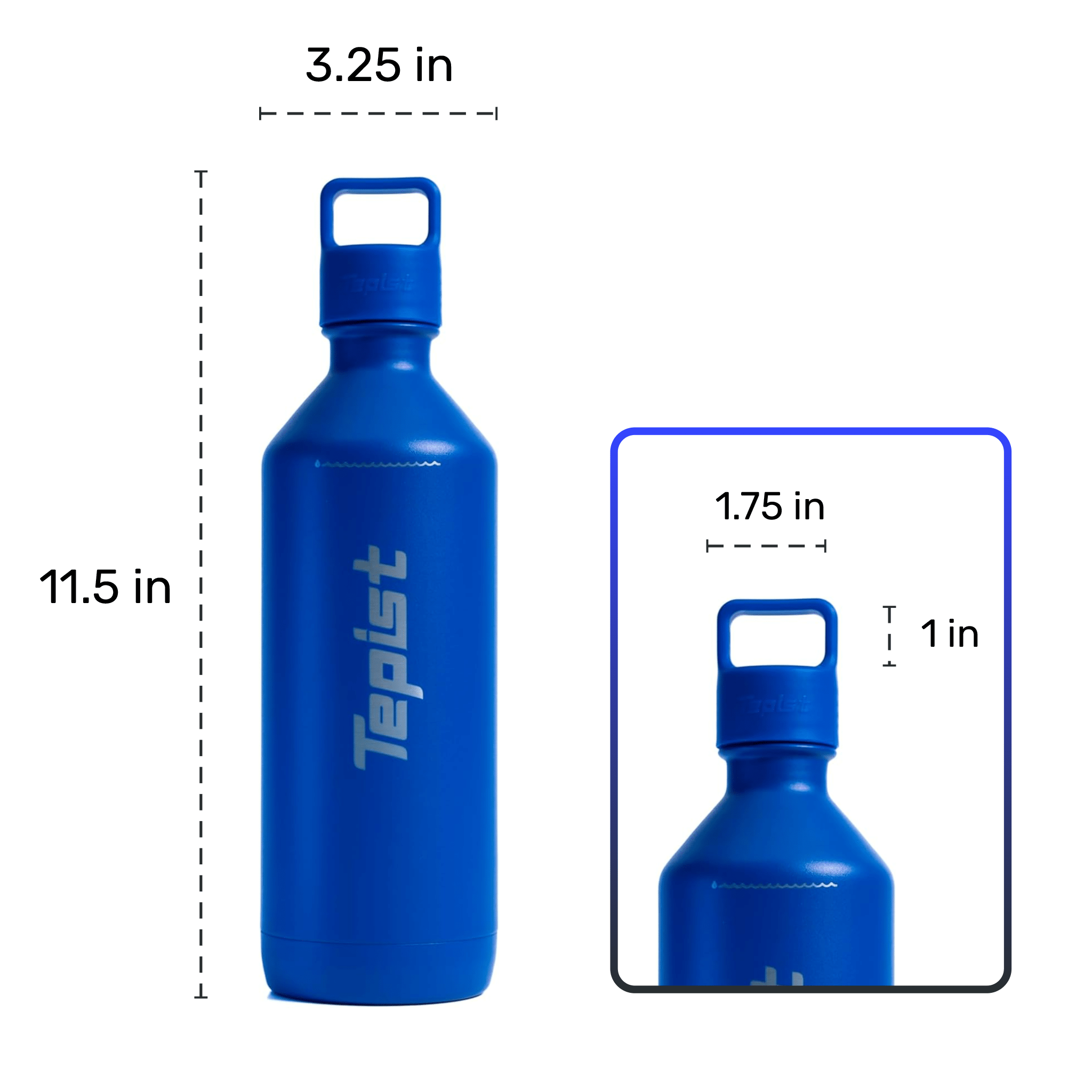 ThirtyO 30oz Stainless Steel Bottle Compatible with Sodastream Machines - Overture Gifts