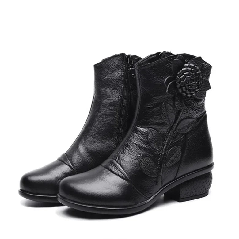 Timeless Style Handmade Leather Ankle Boots - Overture Gifts