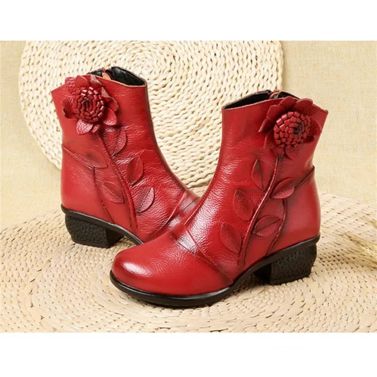 Timeless Style Handmade Leather Ankle Boots - Overture Gifts
