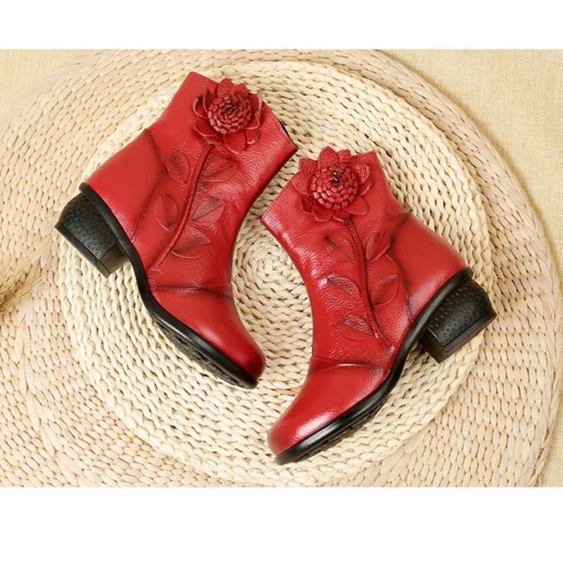 Timeless Style Handmade Leather Ankle Boots - Overture Gifts