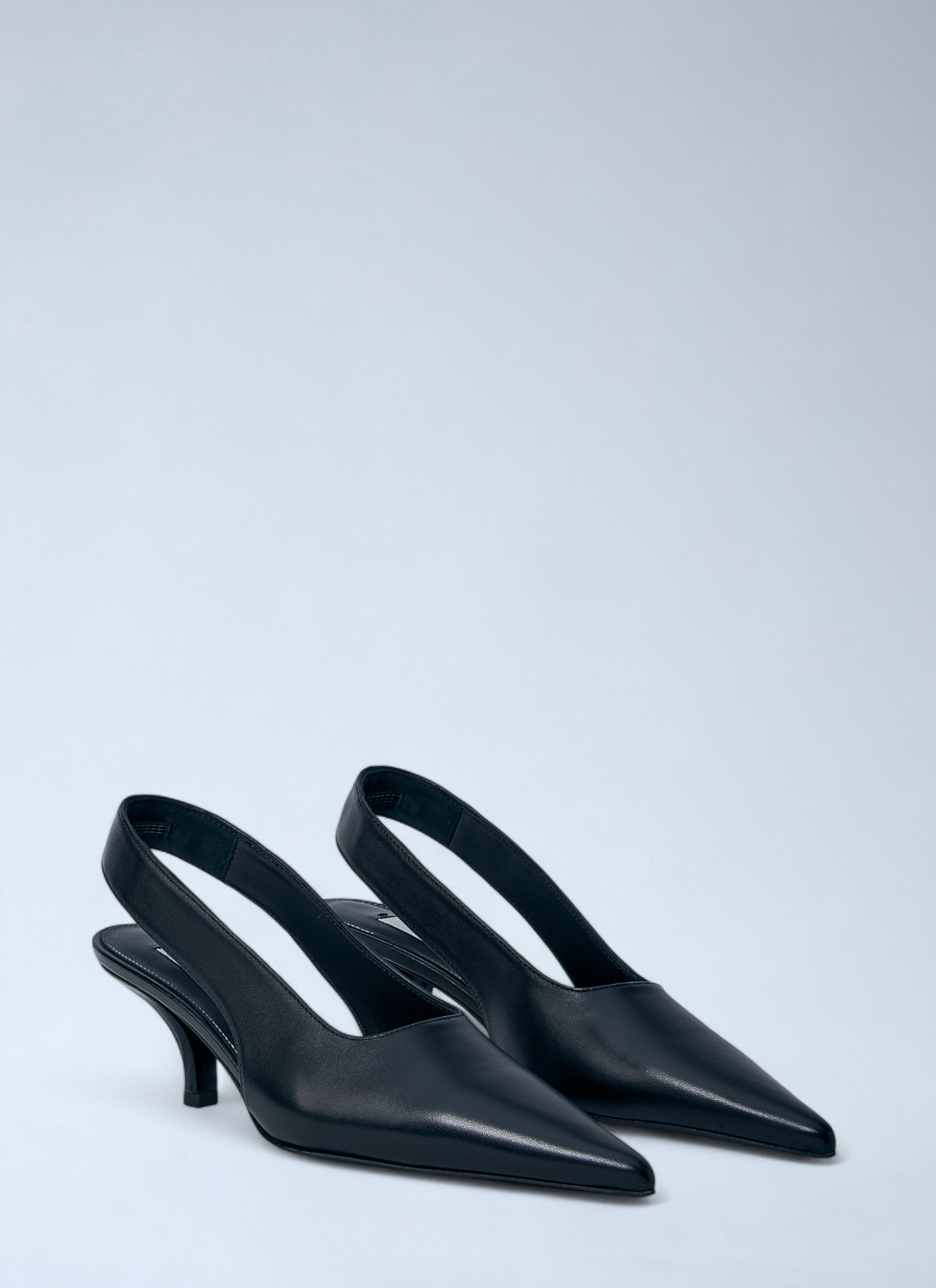 Toteme Women Classic Leather Slingback Heels