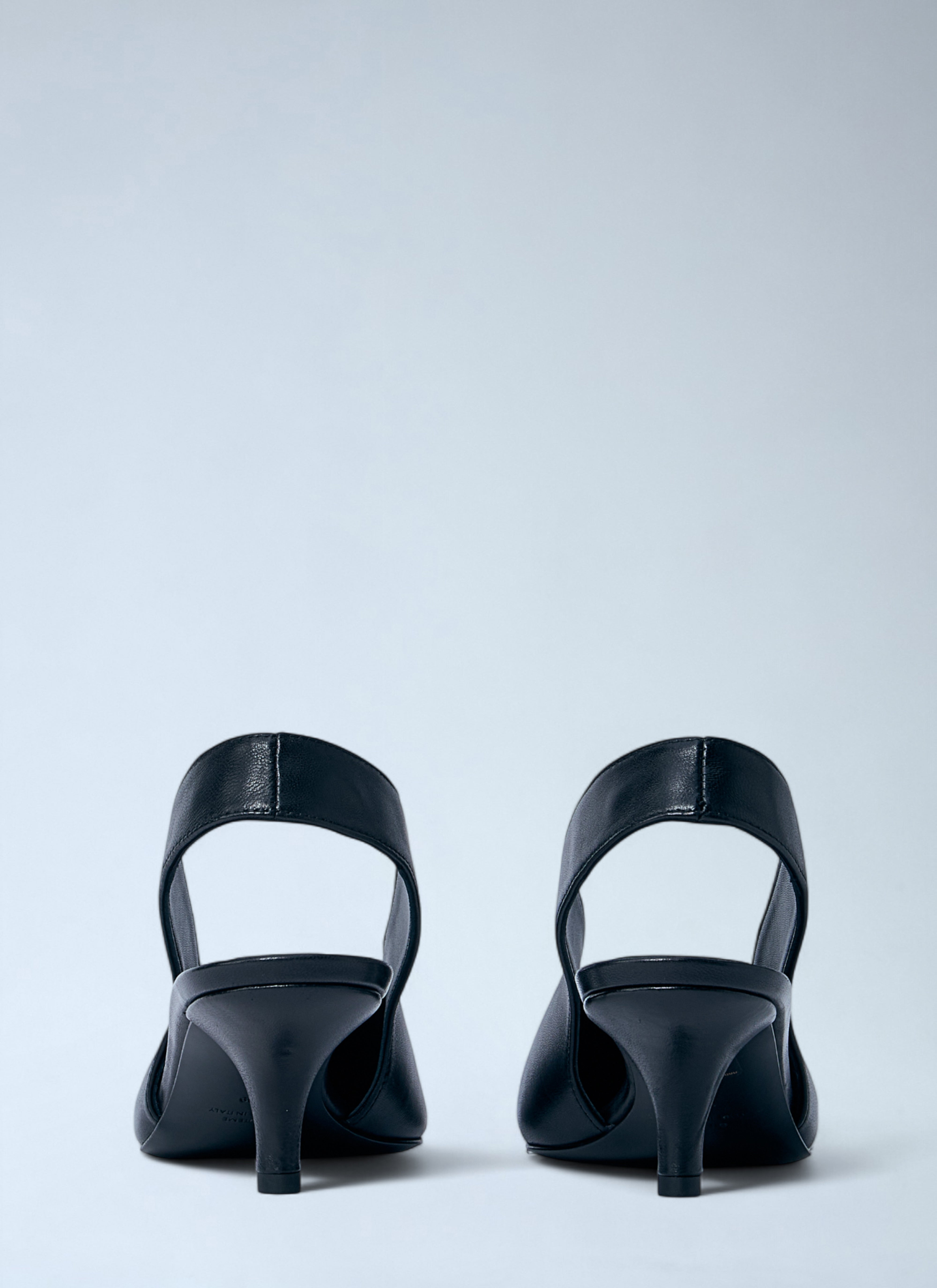 Toteme Women Classic Leather Slingback Heels